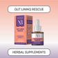 Gut Lining Rescue Herbal supplement (60 dosages) / Herbal tea (2 oz)