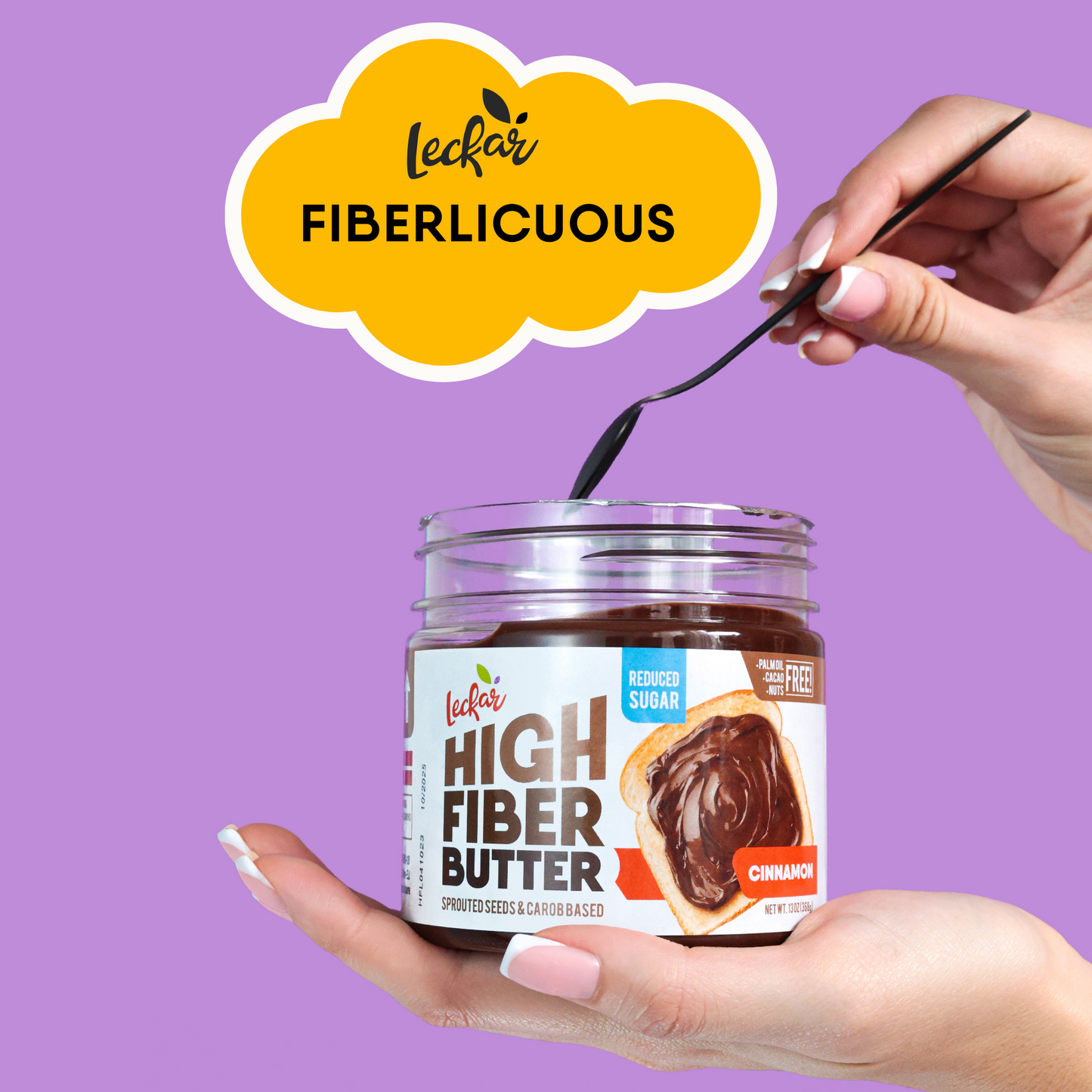 Leckar High Fiber Butter Cinnamon (reduced sugar)