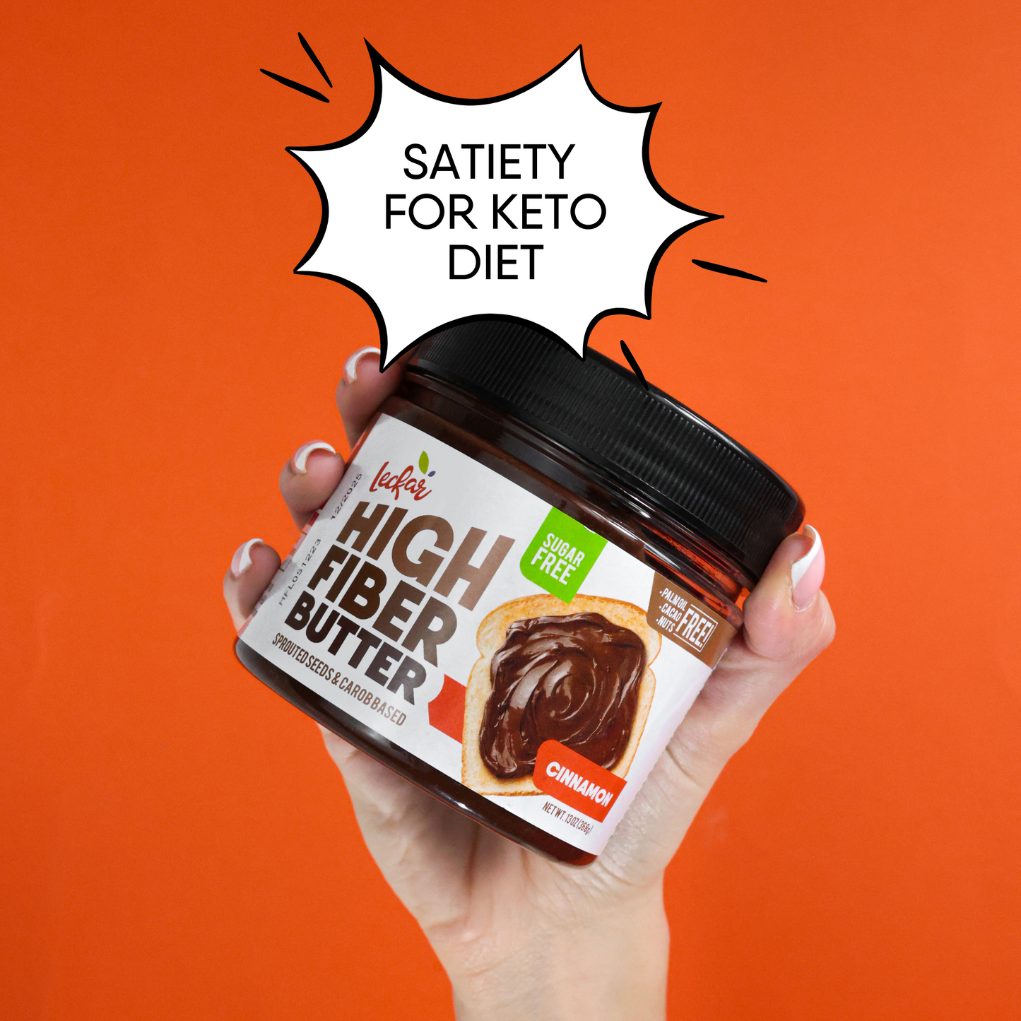 Leckar High Fiber Butter Cinnamon (sugar free)