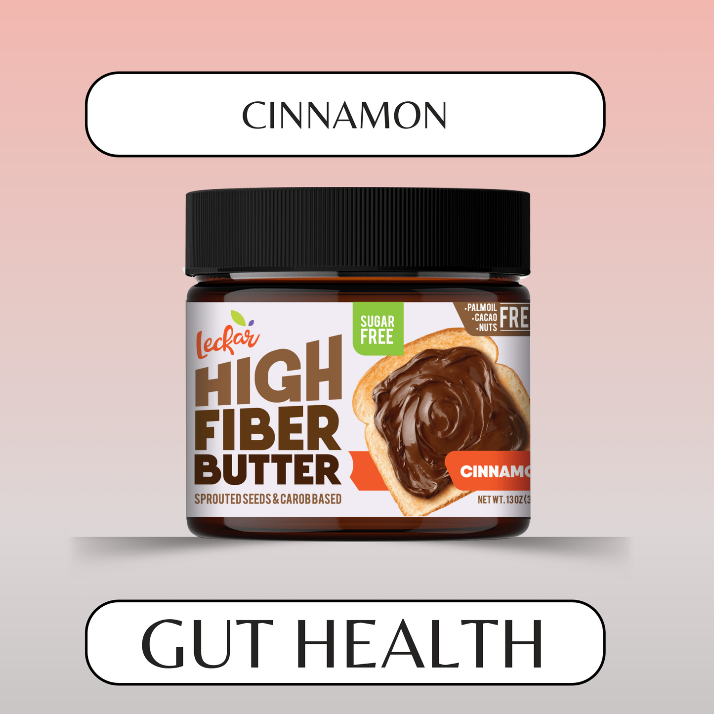Leckar High Fiber Butter Cinnamon (sugar free)