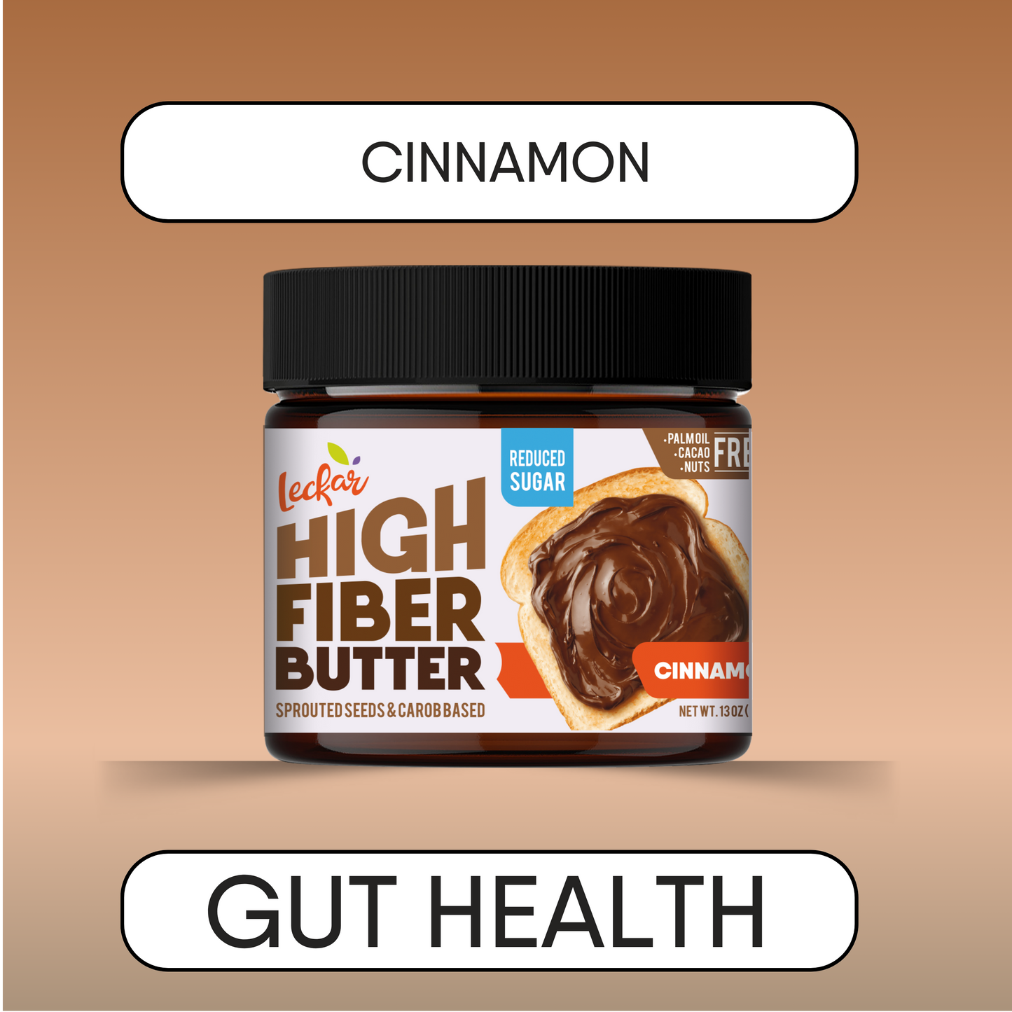 Leckar High Fiber Butter Cinnamon (reduced sugar)